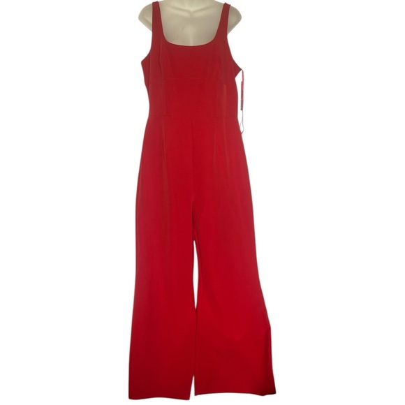Gianni Bini Pants - Gianni Bini “Tiger Fever” Bright Red Wide-Leg Jumpsuit – NWT – Size 12
